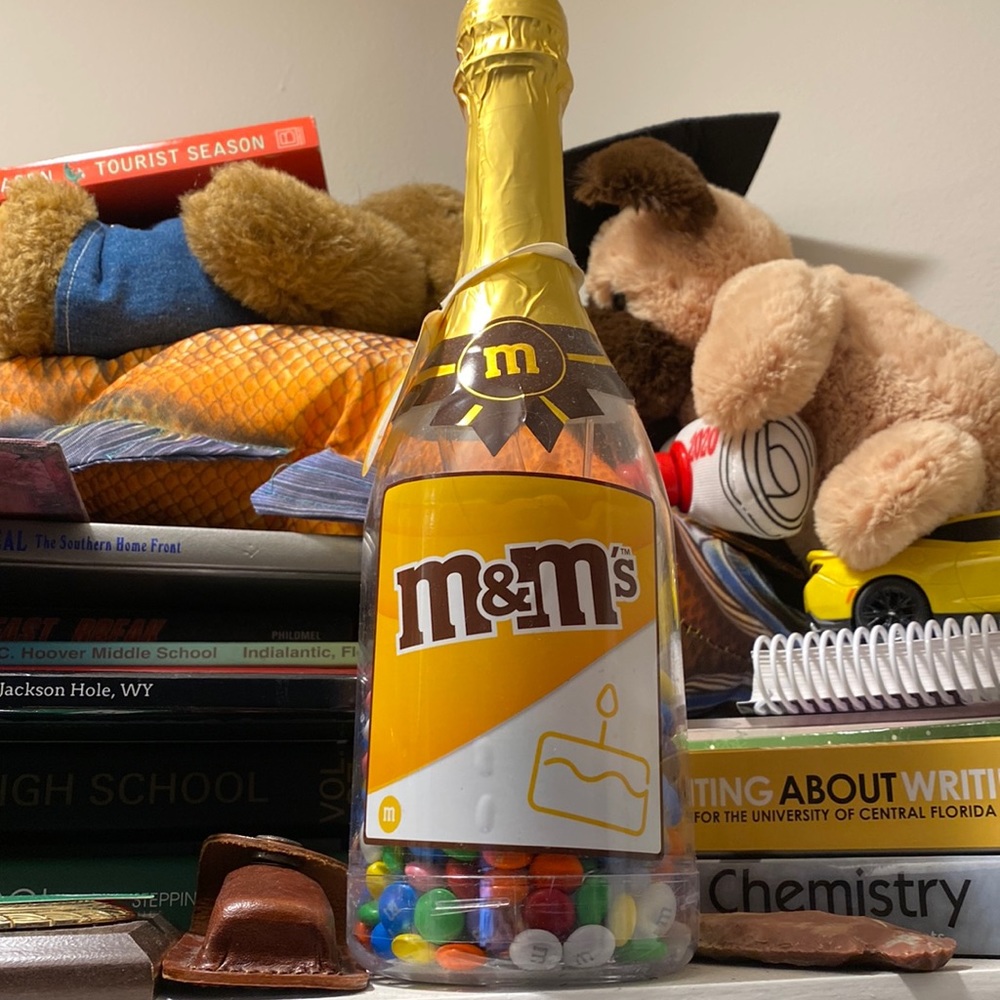 M&ms Champaign bottle